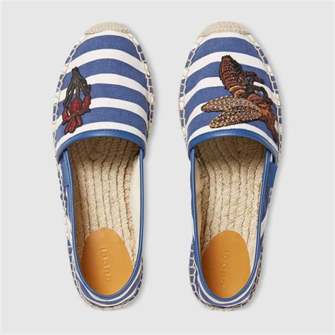 blue gucci espadrilles|Gucci women espadrilles.